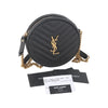 Saint Laurent Monogram Chevron Vinyl Round Camera Bag 36184-4 149277656 [P]
