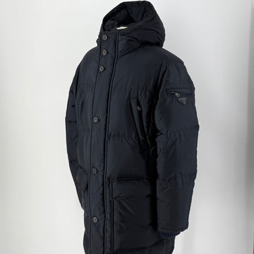 Prada Men's Re-Nylon Triangle Logo Long Padding Jumper 149288913