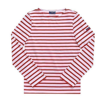 Saint James 9858 NEIGE TULIPE Modern Stripe Unisex Long Sleeve T-Shirt 144734705 [P]