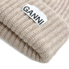 Ganni Logo Tab Beanie Hat A4429 36870419 [P]