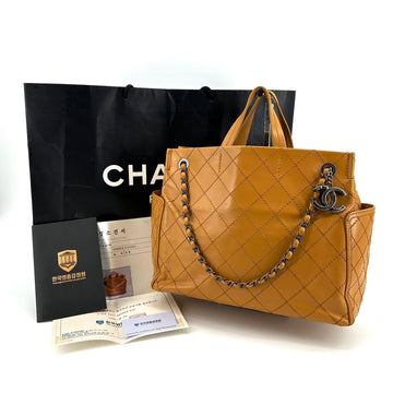 CHANEL カーフスキン ワイルドステッチ CCロゴ トートバッグ 兼 ショルダーバッグ A94232 149290481
