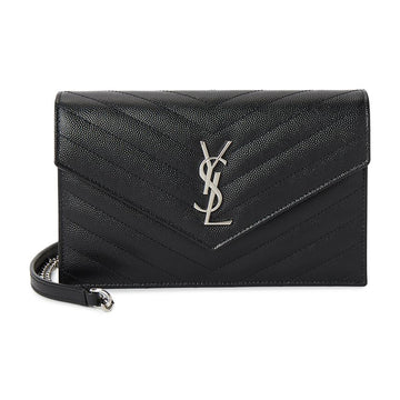SAINT LAURENT カサンドラ ウィメンズ チェーン クロスボディバッグ 857605 BOW02 1000 149292573 [P]
