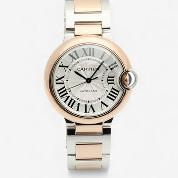 Cartier Ballon Bleu Men's 36 New Model W2BB0033 Pink Combi Watch Automatic W2BB0003 2022 Warranty 149304297