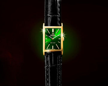 OMEGA オメガ デビル 希少 グリーンダイアル レディース 自動革時計 149304536