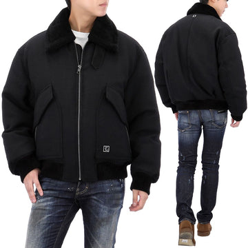 WOOYOUNGMI 25FW ファー カラー ジップアップ ダウン ジャケット 149324036