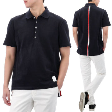 Thom Browne Center Back Stripe Polo T-Shirt 149325118