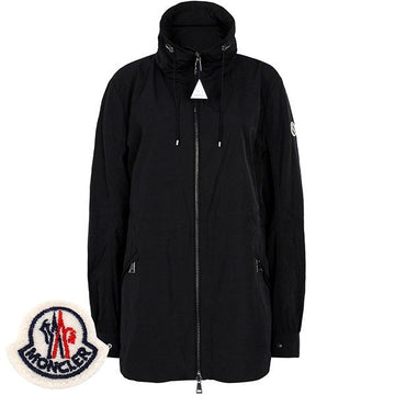 MONCLER モンクレール ブラック エネット ロゴ ウィンド ブレーカー フード ジャケット ENET 1A00087 5979X 999 149325986