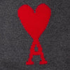 AMI Big Heart Logo Rollkragenpullover aus Wolle / UKS402 39452670 [P]