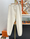 Dior Cotton Wool Track Sweatpants M Ecru 149331948 [P]