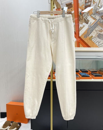 DIOR Jogging-Hosen aus Baumwolle/Wolle M Ecru 149331948