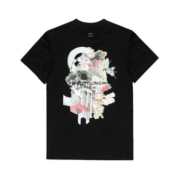 Wooyoungmi City Graphic Back Logo Men's Short Sleeve T-Shirt W253TS05 718B 149347945