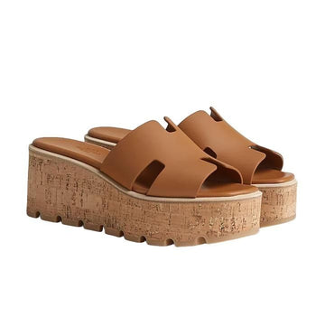 HERMES Eze 30 Sandalen Damen Natur H221026Z A3380 149349178