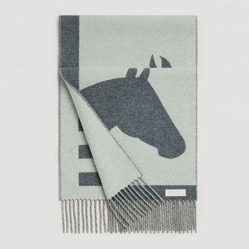 HERMES Cashmere-Schal Grigio H264043S 02 149363844