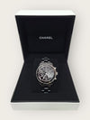CHANEL Black J12 Chronograph Ceramic Automatic Watch 149364545 [P]