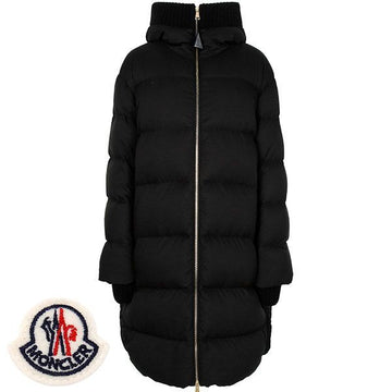 Moncler Black Blamont Cashmere Goose Long Down Jacket 149386627