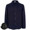 Moncler Navy Blue Logo Patch Pocket Shirt Jacket 8S00001 89AVV 742 149386723 [P]