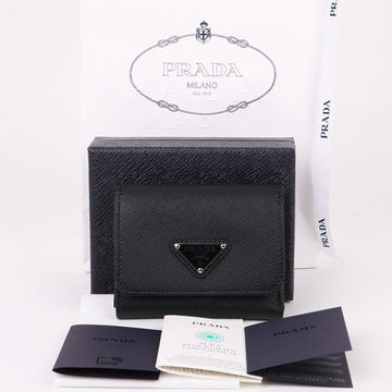 PRADA Triangularlogo Nicht Benutzte Klappbörse Damen 1MH043 149389958