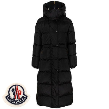 Moncler Black Chamer Goose Long Down Jacket 1C00022 539ZD 999 149293113 [P]
