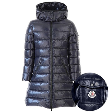 MONCLER Damen Glänzende Langjacke in Navy 159489317 [P]