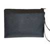 SAINT LAURENT Clutch Pouch All Black Cassandra Zipper Tablet Holder Monogram Embossed 667686 149434401 [P]