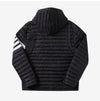 THOM BROWNE 軽量男性パディング 4バー ストライプ MJD022X 05411 001 144595982 [P]