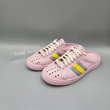 Gucci Women's Ace Rubber Mule Sneakers Pink 780312 137846403