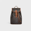 CELINE ミディアム ポルコ バックパック - トリオンフ キャンバス カーフスキン 117902CAS 04LU 149462057 [P]