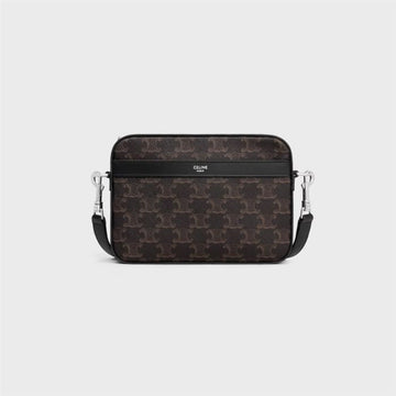 Celine Small Messenger Bag - Triomphe Canvas Calfskin 113942EVJ 38SI 149465229 [P]