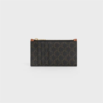 Celine Compact Zipper Card Wallet - Trionf Canvas 10B682CAM 04LU 149465242 [P]