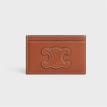 Celine Card Wallet - Soft Lambskin Brown 149465257 [P]