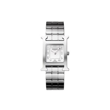 Hermes Heure H Watch Small Model 25mm Silver Steel Women's Watch W407845WW00 149469853