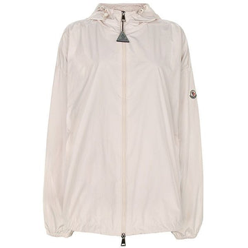 Moncler Light Pink Tiks Windbreaker Hooded Zip-Up Jacket 54A91 529 149476459