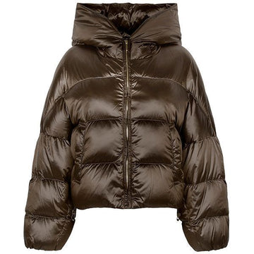 MaxMara Beige Gold Spaceca Goose Down Jacket 149154591