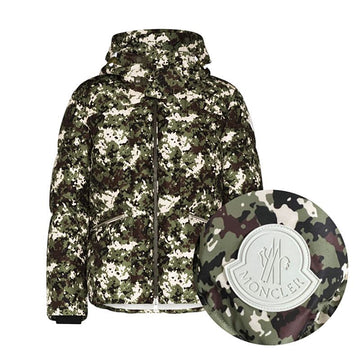 MONCLER Camouflage-Pad Jacket Khaki 1B56600 54AND 830 BLANC 159491574 [P]