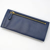 PRADA 1M1335 Blau Saffiano Geldbörse mit goldfarbigem Logo 149501770 [P]