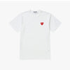 COMME DES GARCONS プレイ レッド ハート ワッペン 半袖Tシャツ 149504664 [P]