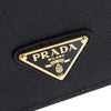 PRADA サフィアーノトライアングルロゴ折りたたみ財布 stamp: 1MV021 QHH F0002 83032767 [P]