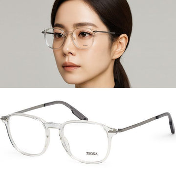 ZEGNA Brille EZ5229 026 transparente Hornfassung Damenmode 149349427