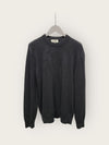 HERMES Charcoal Chandal Elbow Patch Kaschmir Strickjacke 149507185 [P]