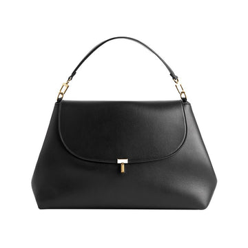 TOTEME ティラック レザー サッチェル ショルダーバッグ 001 FW25 149508016