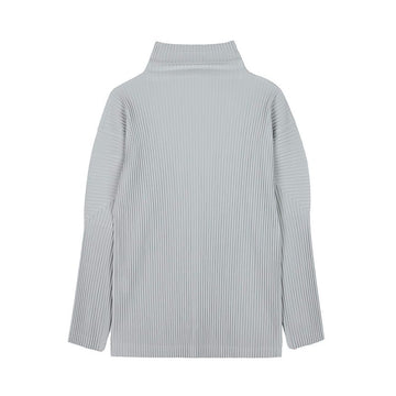 ISSEY MIYAKE Men's Slim High Neck T-Shirt 149508045