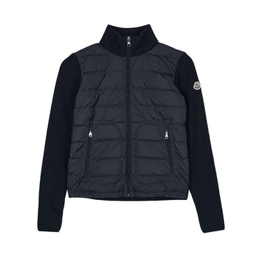 MONCLER FW25 Kinder Logo Padding Cardigan 149508094