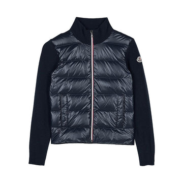 MONCLER 9B00006 M1241 745 (12) FW25 Kinder Logo Padded Zip-Up Cardigan 149508105