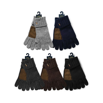 Polo Ralph Lauren Pony Touchscreen Leather Patch Gloves 5 Models 149506328 [P]