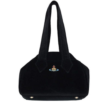Vivienne Westwood 25FW Black Archive Yasmin Velvet Medium Tote Bag 4702000CW W00ZL N401 149520515