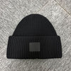 ACNE STUDIOS アクネ 大きな顔 ロゴ パッチ ウール ニット ビーニー C40425 900 149525189 [P]