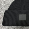 ACNE STUDIOS アクネ 大きな顔 ロゴ パッチ ウール ニット ビーニー C40425 900 149525189 [P]