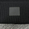 ACNE STUDIOS アクネ 大きな顔 ロゴ パッチ ウール ニット ビーニー C40425 900 149525189 [P]
