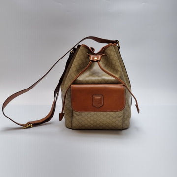 CELINE マカダム トリオンフォ ロゴ ポケット バケットバッグ ショルダーバッグ 511-43 149527863