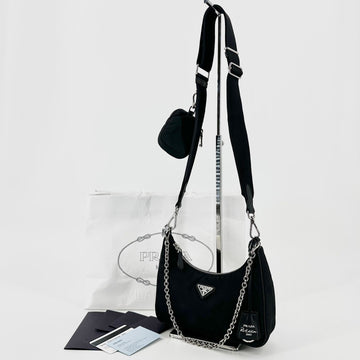 Prada Tesuto Reedition Multi Hobo Bag 1BH204 149529305